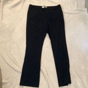 Black Straight Slacks